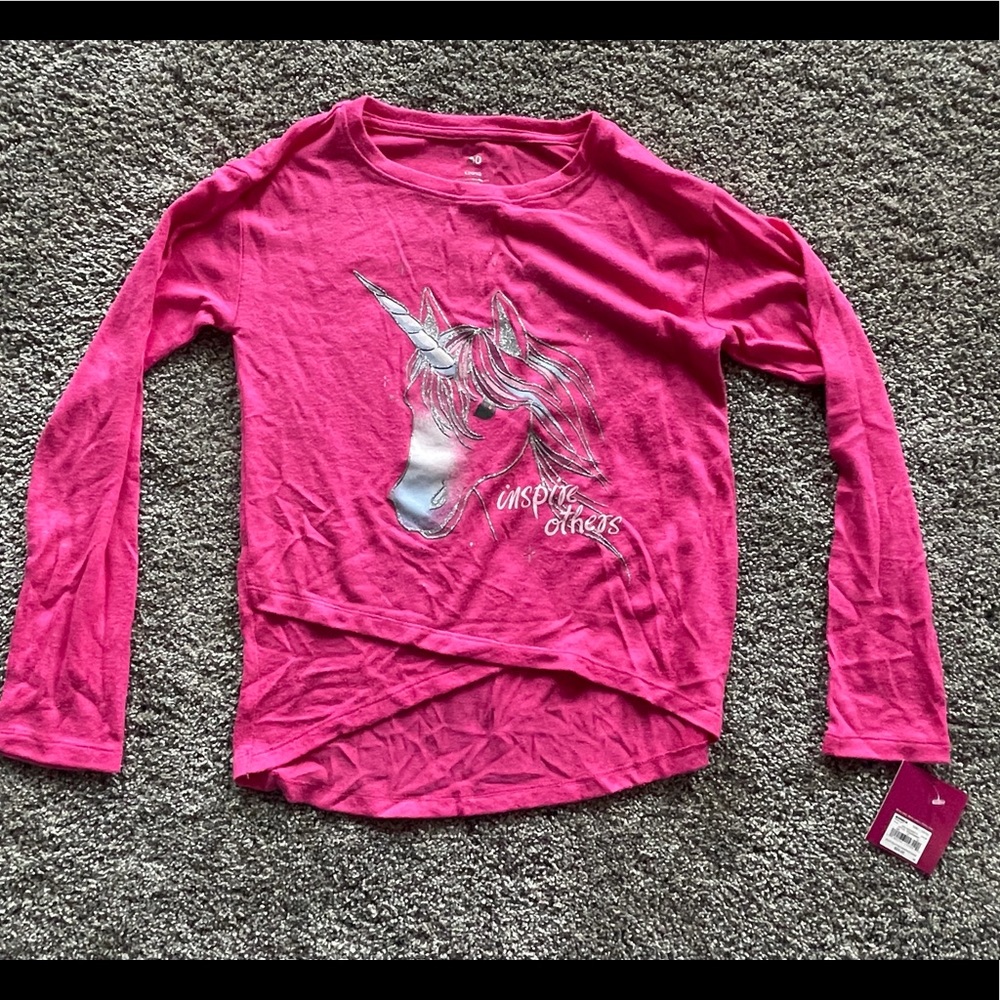 Justice long sleeve tee